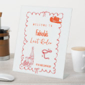 Last Rodeo Narshivlle Bachelorette  Welcome sign 台座サイン (インサイチュ)