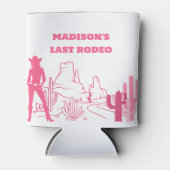 Last Rodeo Pink Bachelorette Party 缶クーラー (正面)