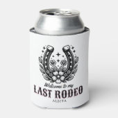 last rodeo western bachelorette party custom name 缶クーラー (缶正面)