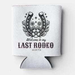 last rodeo western bachelorette party custom name 缶クーラー