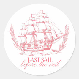 Last Sail Before the Veil Bachelorette  ラウンドシール