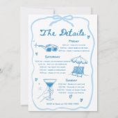 Last Sail Before the Veil Bachelorette Itinerary 招待状 (裏面)