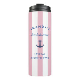 Last Sail Before The Veil Bachelorette Tumbler タンブラー