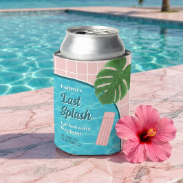 Last Splash Bachelorette Weekend Pool Party Favor 缶クーラー