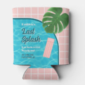 Last Splash Bachelorette Weekend Pool Party Favor 缶クーラー (裏面)