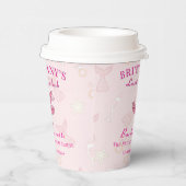 Last Splash Mermaid Bachelorette Personalized  紙コップ (右)
