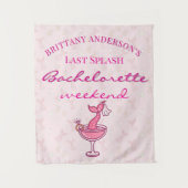 Last Splash Mermaid Bachelorette Weekend  タペストリー (正面)