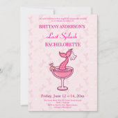 Last Splash Mermaid Bachelorette Weekend  招待状 (正面)