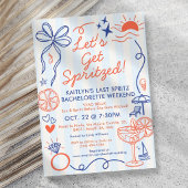 Last Spritz Amalfi Coast Bachelorette Itinerary 招待状