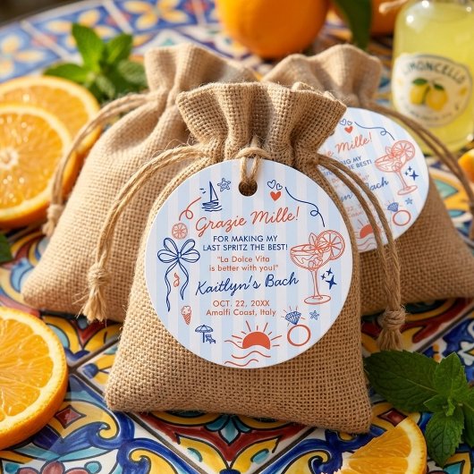 Last Spritz Amalfi Coast Bachelorette Party フェイバータグ