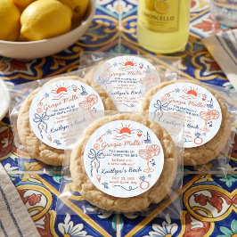 Last Spritz Amalfi Coast Bachelorette Party Favor ラウンドシール