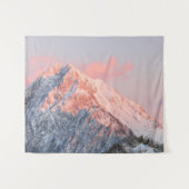 Last sun light on mountain Storžič, Slovenia タペストリー (正面(横))