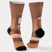 Last Supper of Jesus Christ ソックス (傾斜あり)