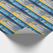 Last Surf of the Day, Happy Surfday (誕生日) ラッピングペーパー (角)