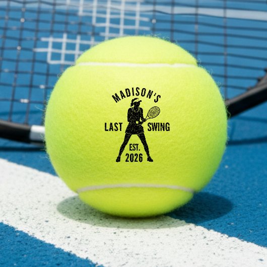 Last Swing Before the Ring Bachelorette Party テニスボール