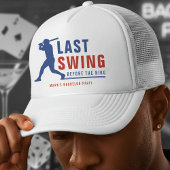 Last Swing Before the Ring Baseball Bachelor Party キャップ