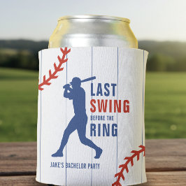 Last Swing Before the Ring Baseball Bachelor Party 缶クーラー