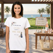 Last Swing Before the Ring Golf Bachelorette Bride Tシャツ