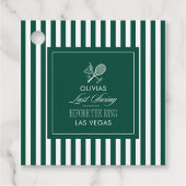 Last Swing Before the Ring green bachelorette フェイバータグ (正面)