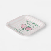 Last Swing Before The Ring Pickleball Bach Weekend ペーパープレート (傾斜あり)