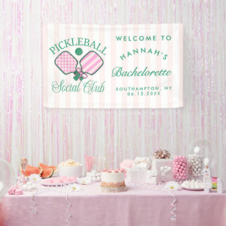 Last Swing Before The Ring Pickleball Bach Weekend 横断幕