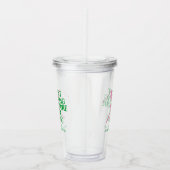 Last Swing Golf Bachelorette Pink Golf アクリルタンブラー (右)