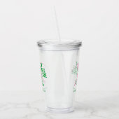 Last Swing Golf Bachelorette Pink Golf アクリルタンブラー (左)