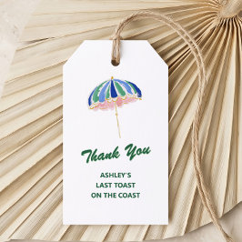 Last Toast on the Coast バチェラーウィークエンド ギフトタグ