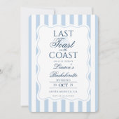 Last Toast on the Coast バチェラーウィークエンド 招待状 (正面)