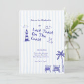 Last Toast On The Coast バチェラー・パーティー 招待状 (スタンド正面)