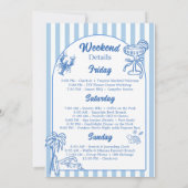 Last Toast On The Coast Bachelorette Weekend  招待状 (裏面)