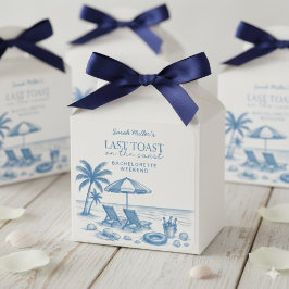 Last Toast on the Coast Beach Bachelorette Party  スクエアシール