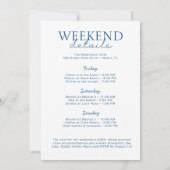 Last toast on the coast Beach Bachelorette Party 招待状 (裏面)