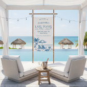 Last toast on the coast Beach Bachelorette Party  横断幕