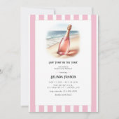 Last Toast on the Coast Beach Bachelorette Weekend 招待状 (正面)