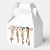 Last Toast on the Coast Beach Bikini Bachelorette フェイバーボックス (裏面)