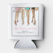 Last Toast on the Coast Beach Bikini Bachelorette 缶クーラー (正面)