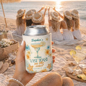 Last Toast on the Coast Personalized Tropical  缶クーラー