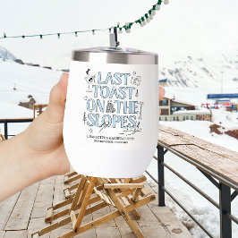 Last Toast On The Slopes ブルー スキーバチェロレッテ
