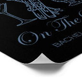 Last Toast On The Slopes Chelor Skiing Bridal Part ポスター (角)