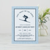 Last Toast on the Slopes Skiing Bachelor Party 招待状 (スタンド正面)