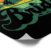 Last Trail Before The Veil Bride Camp Camping Bach ポスター (角)