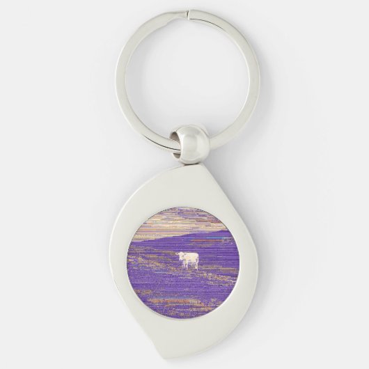 Last Transmission or Cow in a Field キーホルダー (正面)