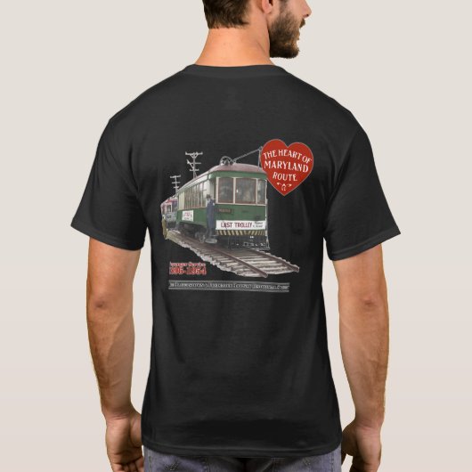 Last Trolley 70th Anniversary - Image on Back Tシャツ (裏面)