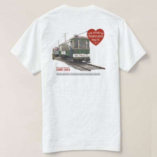 Last Trolley 70th Anniversary - Image on Back Tシャツ (デザイン裏面)
