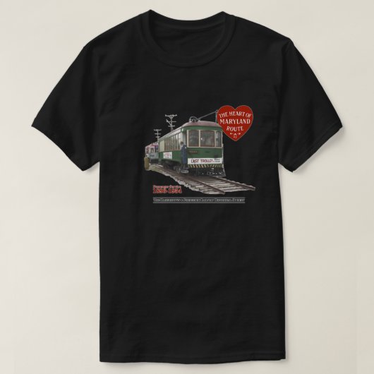 Last Trolley 70th Anniversary - Image on Front Tシャツ (デザイン正面)