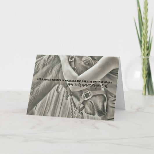 LAST WHISPER Greeting Card サンキューカード (正面)