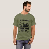 Lastenfahrrad, Cargo bike, Hund mit Name, Tシャツ (正面フル)