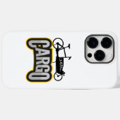 Lastenrad auf Arrowschrift Case-Mate iPhoneケース (裏面 (横))