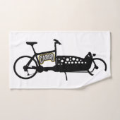 Lastenrad mit Arrowschrift dezentes Desig  ハンドタオル (ハンドタオル)
